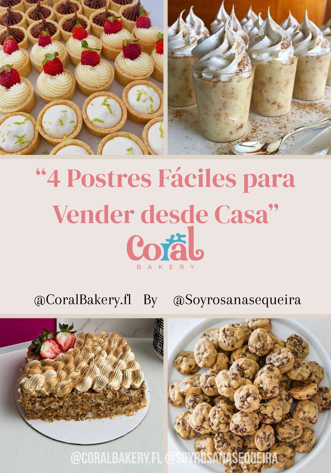 Postres que Vende. Genera más de $500 desde casa